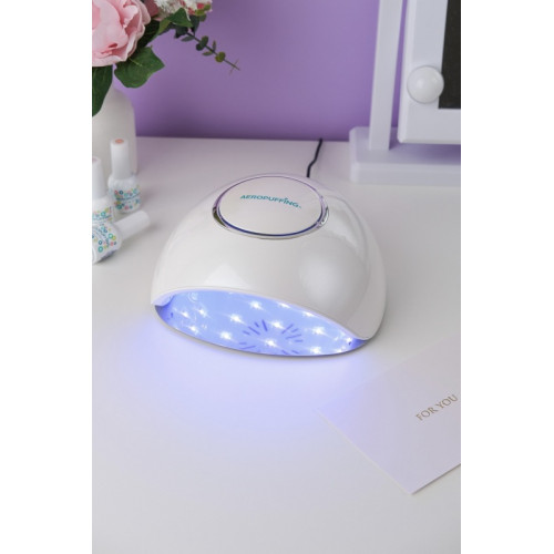 Aeropuffing, гибридный UV/LED аппарат для сушки ногтей "F4Plus Nail Lamp", 54Вт (Белая)