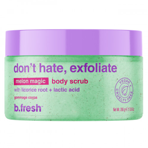 B.FRESH, Сахарный скраб-пилинг для тела don't hate, exfoliate, 200 г