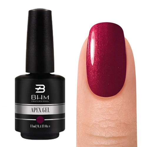 BHM Professional, Гель-лак APEX GEL №004, Cherry Jam, 11 мл