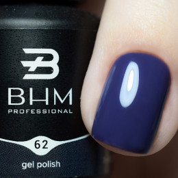 BHM Professional, гель-лак №062, Wet asphhalt, 7ml