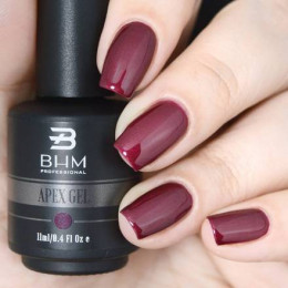 BHM Professional, Гель-лак APEX GEL №004, Cherry Jam, 11 мл