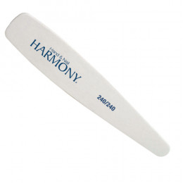 HARMONY, тонкая пилка на деревянной основе для натуральных ногтей, 240/240 грит