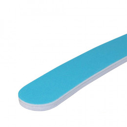 Boomerang Blue File, 120/240 грит – пилка бумеранг сине-голубой, для натуральных ногтей