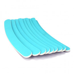 Boomerang Blue File, 120/240 грит – пилка бумеранг сине-голубой, для натуральных ногтей