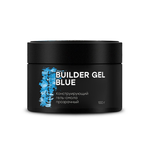 In'Garden, Конструирующий гель-смола прозрачный Blue Builder gel, 100г