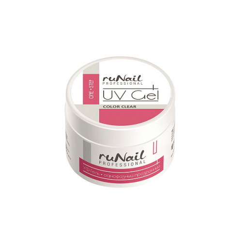 ruNail, УФ-гель однофазный (прозрачный), 15 г