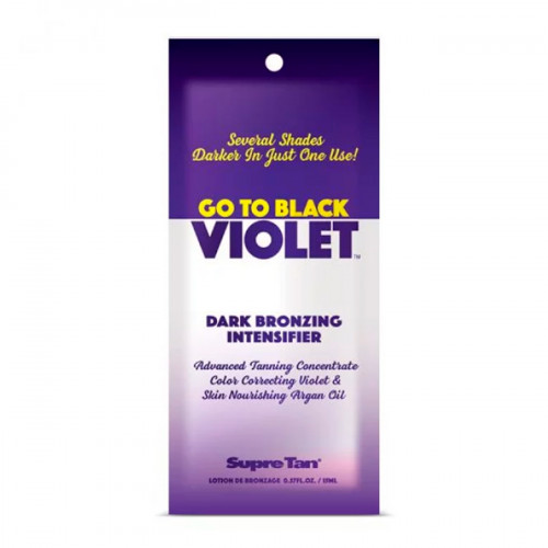 Supre Tan, Мощный увлажняющий лосьон-ативатор Go to Black Violet Intensifier, 15 мл